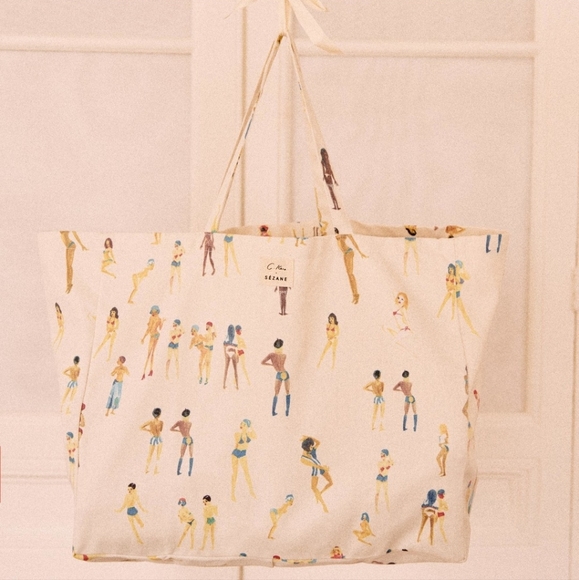 Sezane Handbags - Sezane Maxi Tote Bag/ Beach Bag